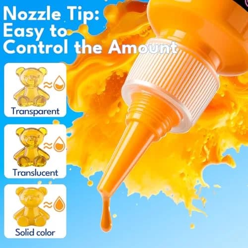 LET'S RESIN 8-Color Resin Pigment Paste Set 3.92ml (Pack of 8) | Concentrated Epoxy Dye for Translucent to Opaque Effects thumbnail 3
