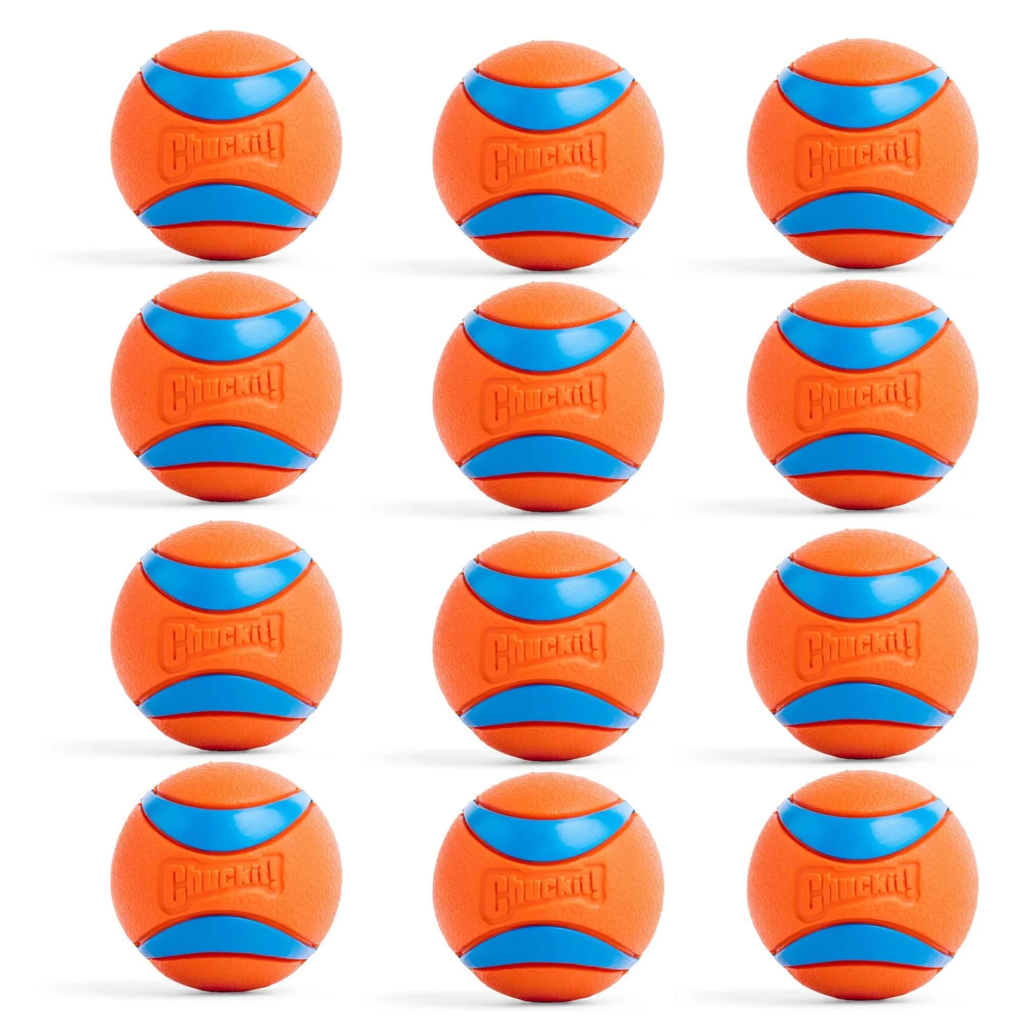 Chuckit! Ultra Ball Dog Toy - Medium 6.4 cm (2.5 inch) Diameter, Pack of 6 | High Bounce Fetch Balls for Dogs 20-60 lbs — Medium