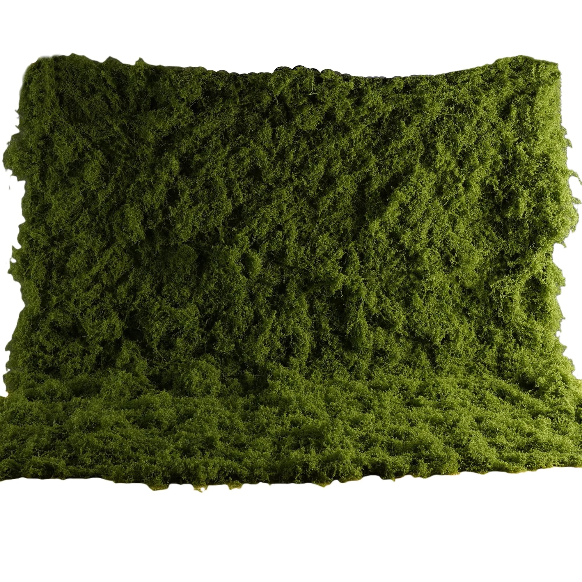 BYHER Artificial Moss Mat 100x100cm (39"x39") | Realistic Green Nylon Crafting Sheet for Decor - main product image