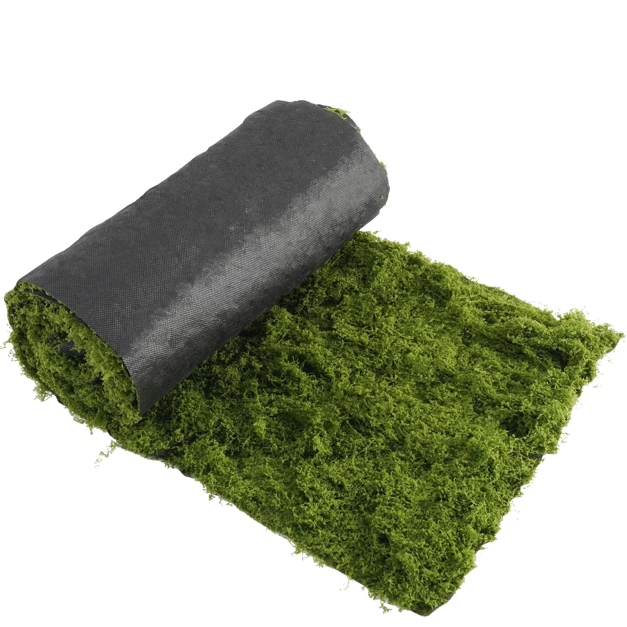 BYHER Artificial Moss Mat 30x180cm (12"x71") | Realistic Green Nylon Table Runner for Crafts & Decor - view 8
