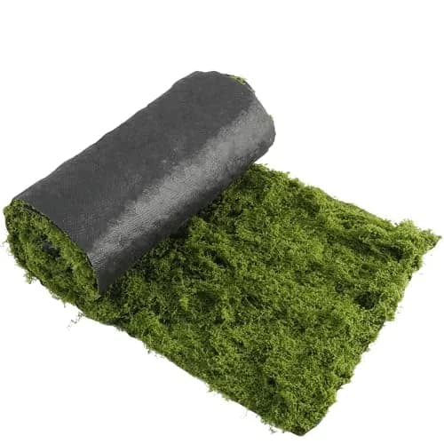 BYHER Artificial Moss Mat 30x180cm (12"x71") | Realistic Green Nylon Table Runner for Crafts & Decor thumbnail 8