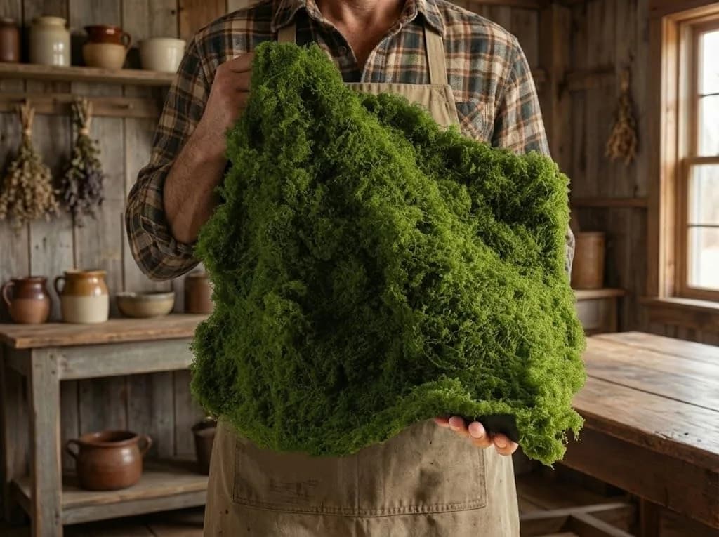 BYHER Artificial Moss Mat 50x50cm (19.7"x19.7") | Realistic Green Crafting Base for Fairy Gardens & Events - view 7