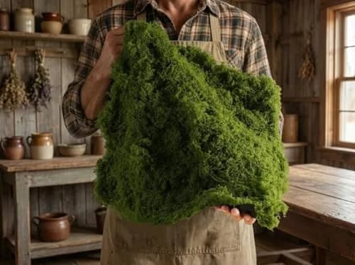 BYHER Artificial Moss Mat 50x50cm (19.7"x19.7") | Realistic Green Crafting Base for Fairy Gardens & Events thumbnail 7