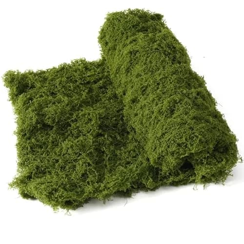 BYHER Artificial Moss Mat 50x50cm (19.7"x19.7") | Realistic Green Crafting Base for Fairy Gardens & Events thumbnail 2
