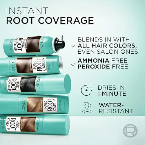 L'Oreal Paris Magic Root Cover Up Gray Hair Spray Red 4 oz (2 x 2 oz) | Ammonia-Free Temporary Root Concealer thumbnail 6
