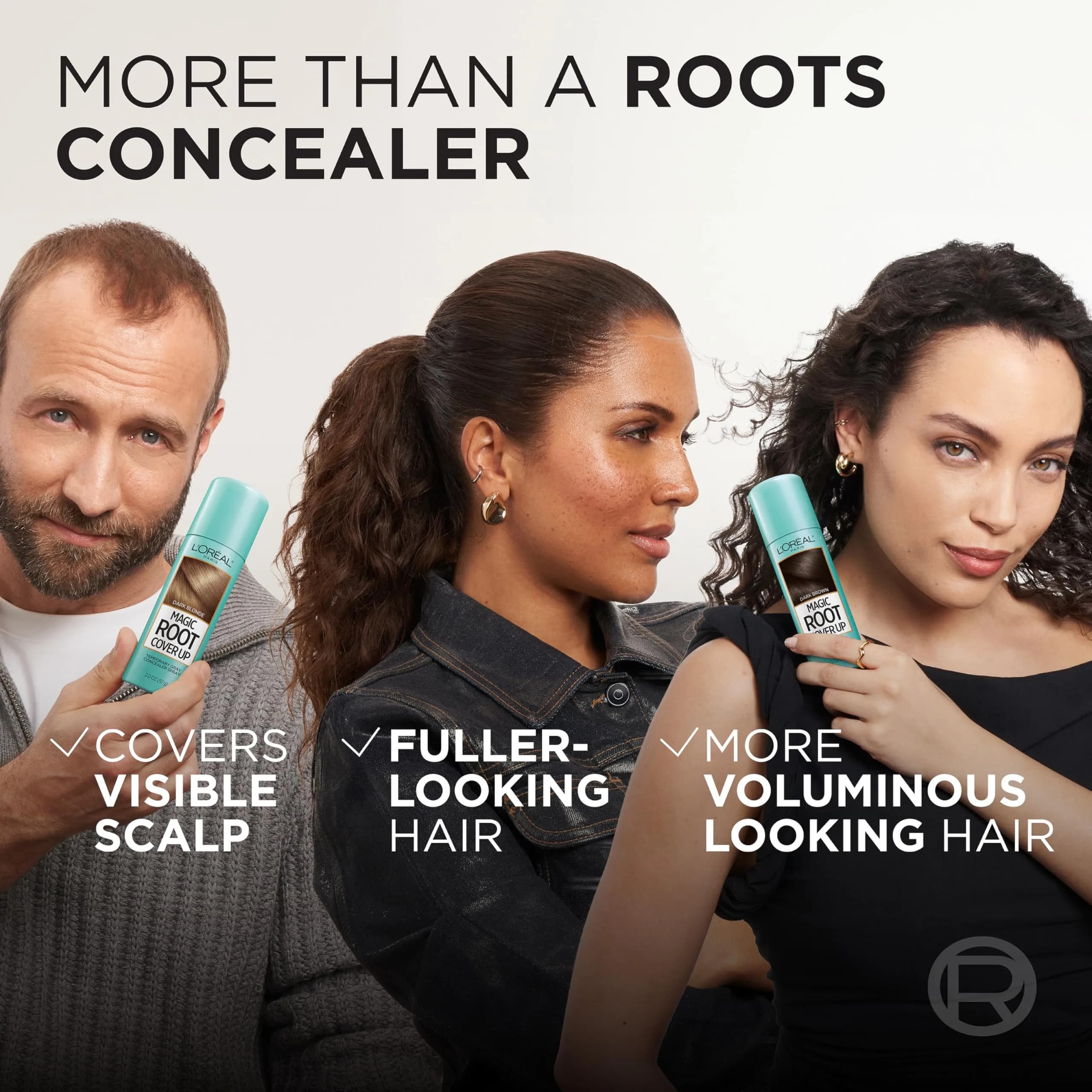 L'Oreal Paris Magic Root Cover Up Gray Hair Spray Red 4 oz (2 x 2 oz) | Ammonia-Free Temporary Root Concealer - view 8