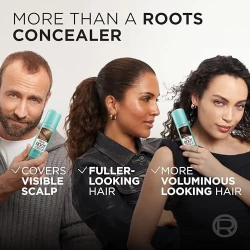 L'Oreal Paris Magic Root Cover Up Gray Hair Spray Red 4 oz (2 x 2 oz) | Ammonia-Free Temporary Root Concealer thumbnail 8