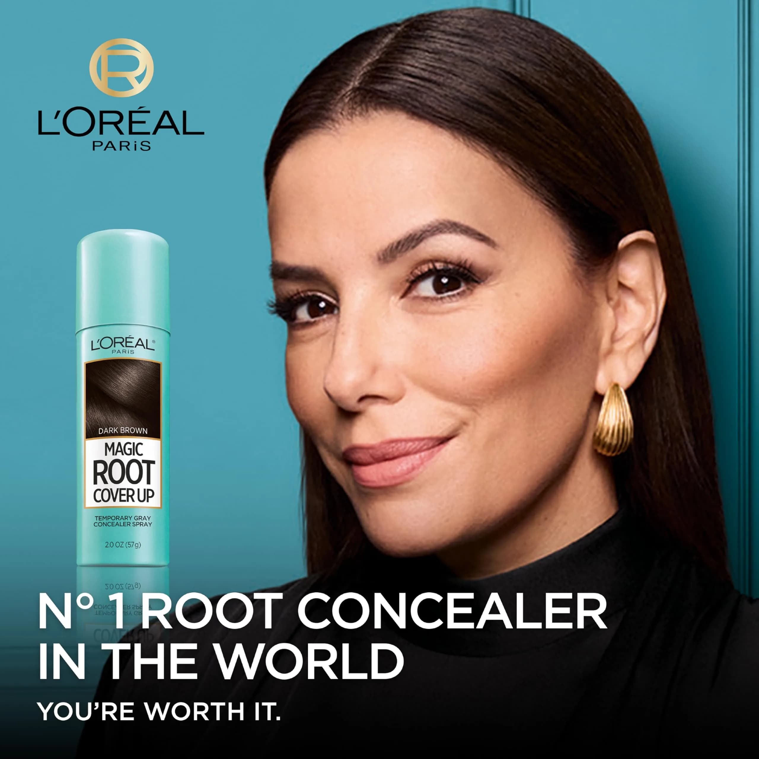 L'Oreal Paris Magic Root Cover Up Gray Hair Spray Red 4 oz (2 x 2 oz) | Ammonia-Free Temporary Root Concealer - view 2