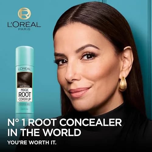 L'Oreal Paris Magic Root Cover Up Gray Hair Spray Red 4 oz (2 x 2 oz) | Ammonia-Free Temporary Root Concealer thumbnail 2