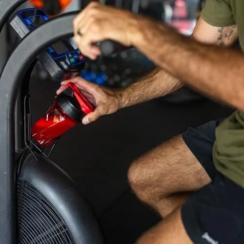 YETI Yonder Helimix Vortex Blender Shaker Bottle 600ml (20oz) | Patented Vortex Mixing | USA Made | Portable Pre Workout Protein Drink Cup | Dishwasher Safe, Navy thumbnail 6