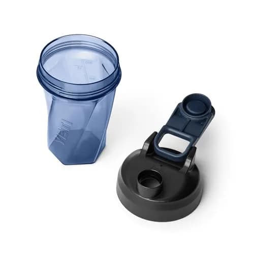 YETI Yonder Helimix Vortex Blender Shaker Bottle 600ml (20oz) | Patented Vortex Mixing | USA Made | Portable Pre Workout Protein Drink Cup | Dishwasher Safe, Navy thumbnail 7