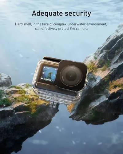 TELESIN Waterproof Case for DJI Osmo Action 6 Camera | 60m (196ft) Deep Diving Housing thumbnail 2