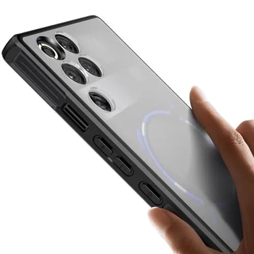 Cresee Matte Translucent Case for Red Magic 11 Pro/11S Pro | Shockproof TPU Bumper, Hybrid PC Back, Fingerprint-Resistant thumbnail 7