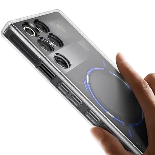 Cresee Crystal Clear Case for Red Magic 11 Pro/11S Pro | Shockproof TPU Bumper, Hybrid Hard PC Back, Raised Edges thumbnail 7