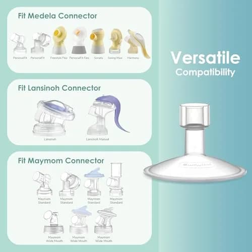 Maymom MyFit Shields Saucer Series 13mm | Compatible with Medela Pumps for Comfortable Breastfeeding thumbnail 3