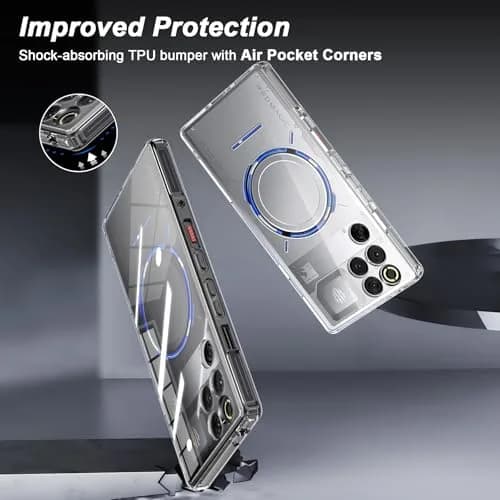Foluu Slim Fit Case for ZTE Nubia Red Magic 11 Pro/11 Pro+ 2025 | Clear Protective Case thumbnail 4