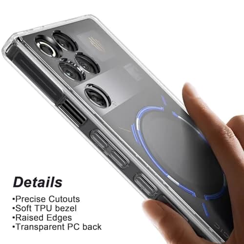 Foluu Slim Fit Case for ZTE Nubia Red Magic 11 Pro/11 Pro+ 2025 | Clear Protective Case thumbnail 5