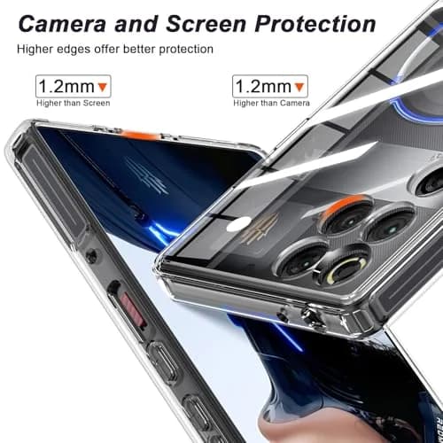 Foluu Slim Fit Case for ZTE Nubia Red Magic 11 Pro/11 Pro+ 2025 | Clear Protective Case thumbnail 2