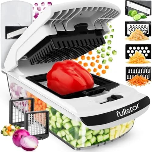 Fullstar Pro Original Vegetable Chopper & Mandoline Slicer Kitchen Gadget 1.16 kg (2.56 lb) | 6-in-1 Meal Prep Tool thumbnail 1