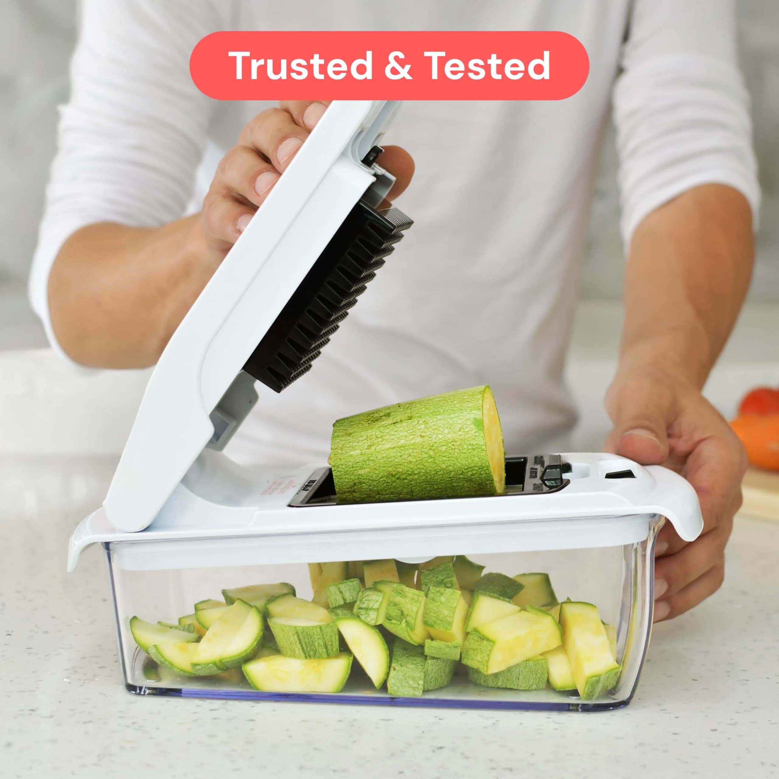 Fullstar Pro Original Vegetable Chopper & Mandoline Slicer Kitchen Gadget 1.16 kg (2.56 lb) | 6-in-1 Meal Prep Tool - view 8