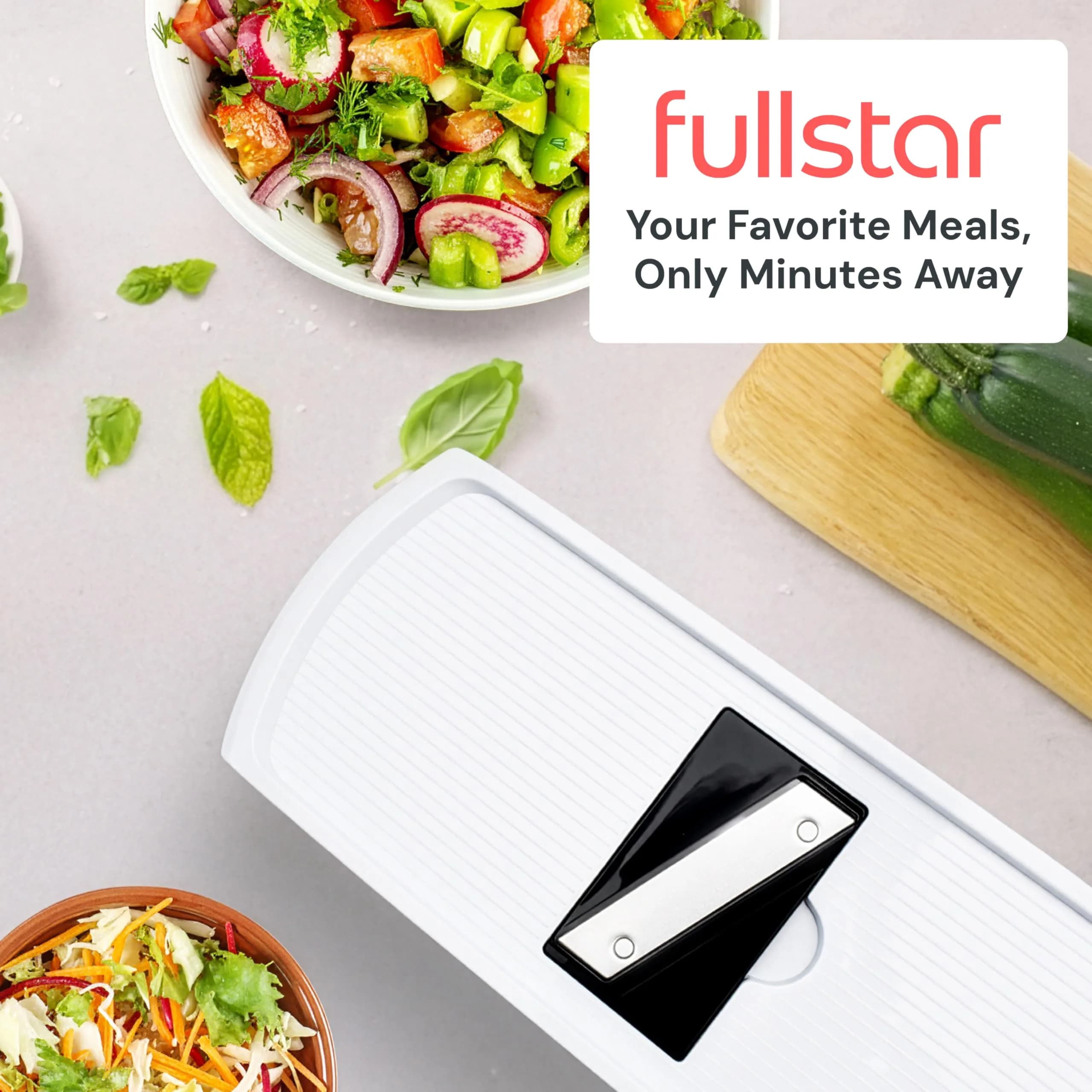 Fullstar Pro Original Vegetable Chopper & Mandoline Slicer Kitchen Gadget 1.16 kg (2.56 lb) | 6-in-1 Meal Prep Tool - view 9