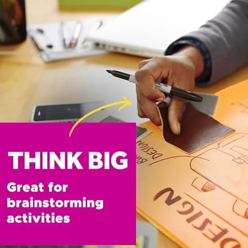 Post-it Super Sticky Big Notes, 6 in. x 6 in., Pink Salt, 2 Pads, 60 Sheets | Extra Large for Vision Boards & Group Projects thumbnail 4