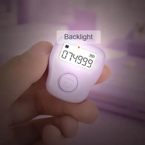 Arvakr Rechargeable Silent Finger Counter 6 Channels with LED | Track & Field Lap Counter thumbnail 4