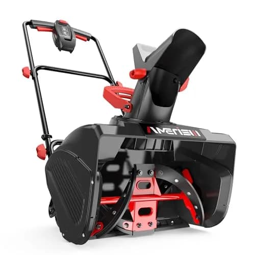 AMERISUN 18" Electric Snow Blower Lightweight for Driveway & Small Yard | 30 FT Throw, 15-Amp Corded Power thumbnail 1