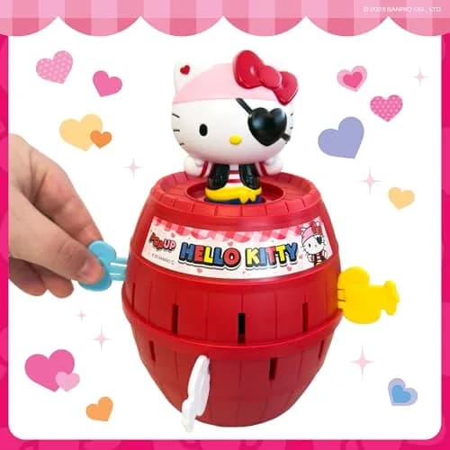 TOMY Pop Up Hello Kitty Game - Family Action Game - 24 Bows | ASTM-Tested Educational Toy thumbnail 4