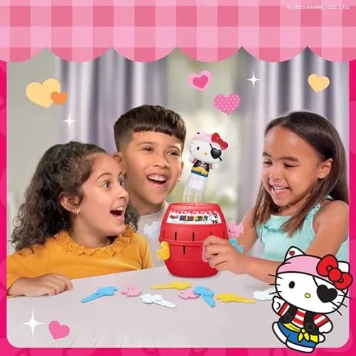 TOMY Pop Up Hello Kitty Game - Family Action Game - 24 Bows | ASTM-Tested Educational Toy thumbnail 5