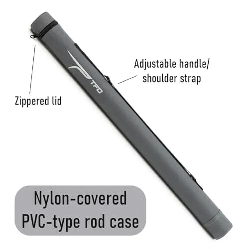 Temple Fork Outfitters Circular 10ft 4pc Rod Case | Lightweight Durable Travel Protection thumbnail 2
