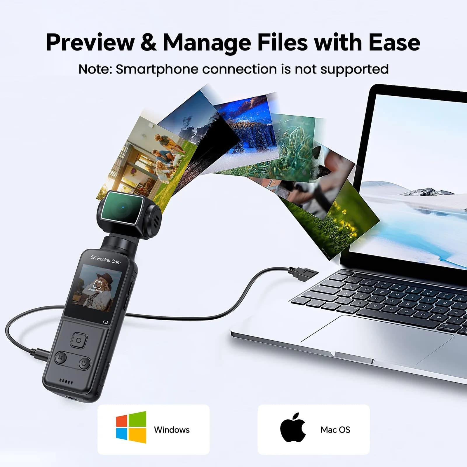 BOBLOV W5 Body Camera 5K/4K 64GB with Rotating Lens & External Mic Support | EIS Stabilization - view 6