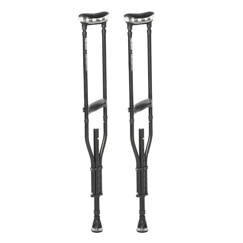 MD by DRIVE Air-Crutch Lightweight Walking Crutch 300-lb Capacity Black | Unmatched Comfort & Stability thumbnail 1