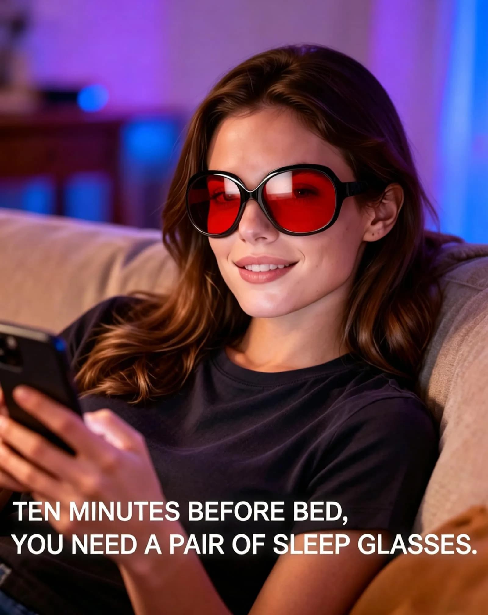 Joopin B27-black/Sleep Red Oversized Butterfly Sunglasses for Women with Polarized UV400 Protection - view 2