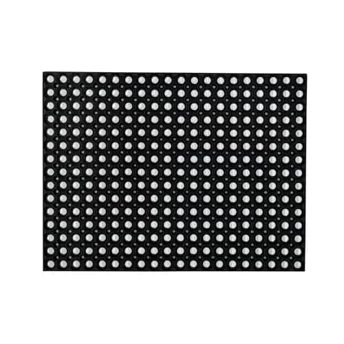 Floortex Doortex Octomat All Seasons Black Outdoor Entrance Mat - 2'8" x 4' | Heavy-duty outdoor dirt control thumbnail 1
