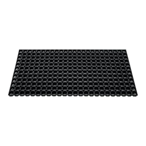 Floortex Doortex Octomat All Seasons Black Outdoor Entrance Mat - 2'8" x 4' | Heavy-duty outdoor dirt control thumbnail 2