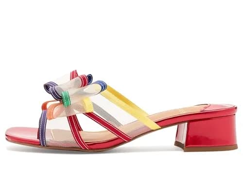 J.Reneé Finola Slip-On Sandals 8 Medium Bright Multi | 1.5 inch Block Heel, Mesh & Foam Support thumbnail 4