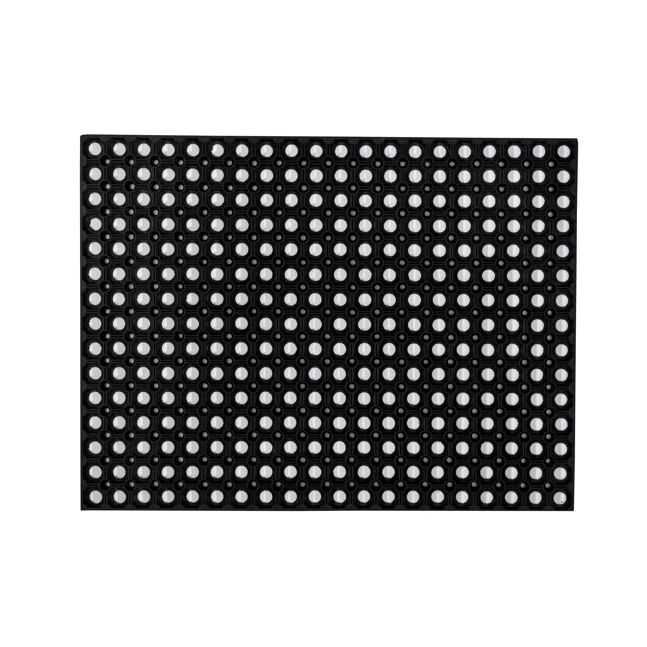Floortex Doortex Octomat All Seasons Black Outdoor Entrance Mat 3'4" x 5' | Heavy Duty Weatherproof Rug