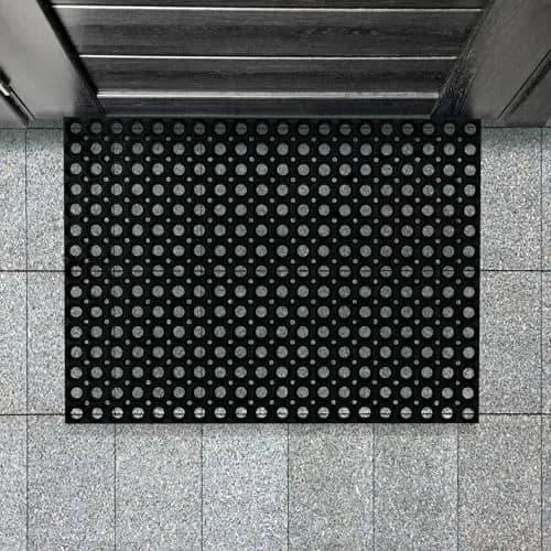 Floortex Doortex Octomat All Seasons Black Outdoor Entrance Mat 3'4" x 5' | Heavy Duty Weatherproof Rug thumbnail 5