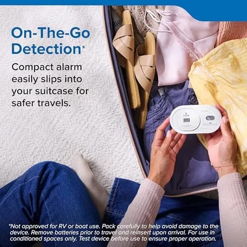 Kidde COBD Carbon Monoxide Detector | Battery-Powered, Digital Display, 85 dB Alarm thumbnail 5