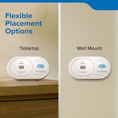 Kidde COBD Carbon Monoxide Detector | Battery-Powered, Digital Display, 85 dB Alarm thumbnail 6