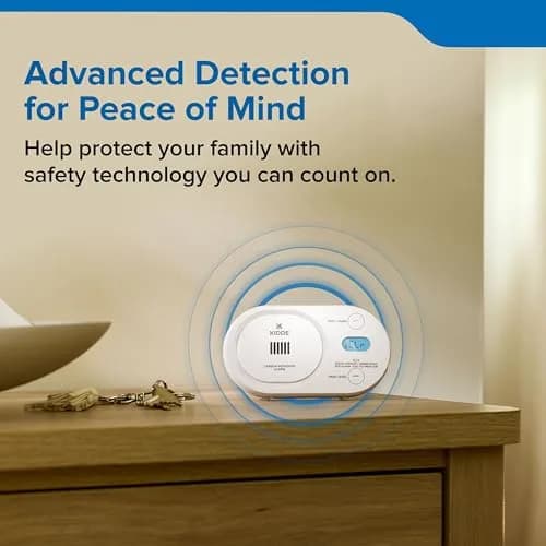 Kidde COBD Carbon Monoxide Detector | Battery-Powered, Digital Display, 85 dB Alarm thumbnail 9