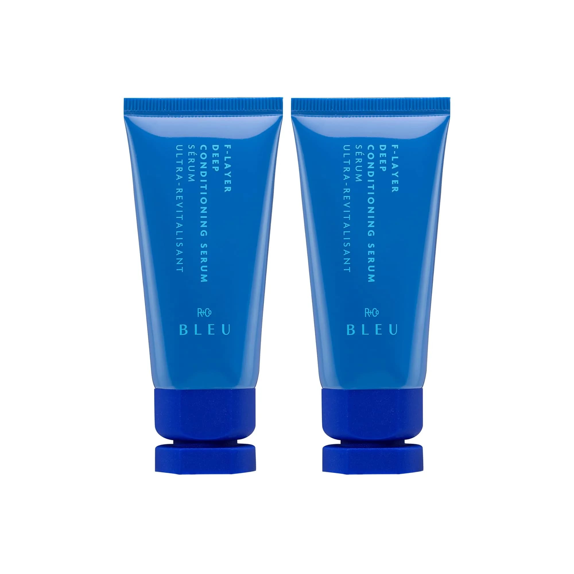 R+Co BLEU F-LAYER Deep Conditioning Serum Mini 2 Pack | Hydrates, Repairs & Shine for All Hair Types — 0.75 Fl Oz
