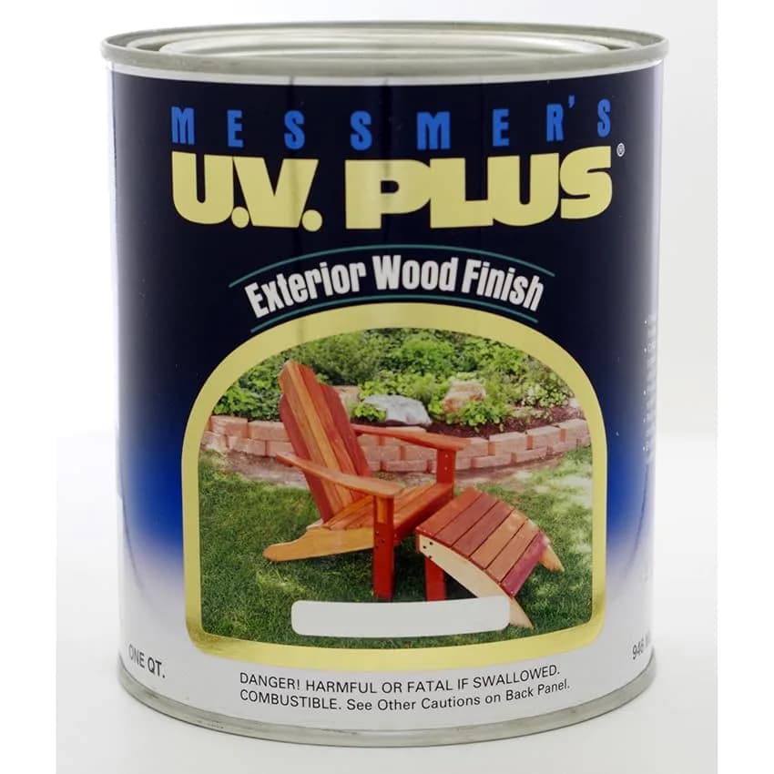 Messmer's MS-605-4 U.V. Plus Decks, Fences & Siding Semi-Transparent Oil-Based Stain, Driftwood Gray | Exterior Wood Finish thumbnail 1