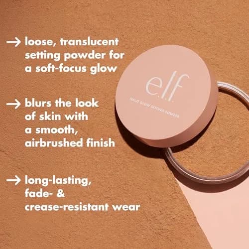 e.l.f. Halo Glow Soft Focus Setting Powder Deep/Rich | Vegan & Cruelty-Free Loose Powder for Soft Glow thumbnail 4