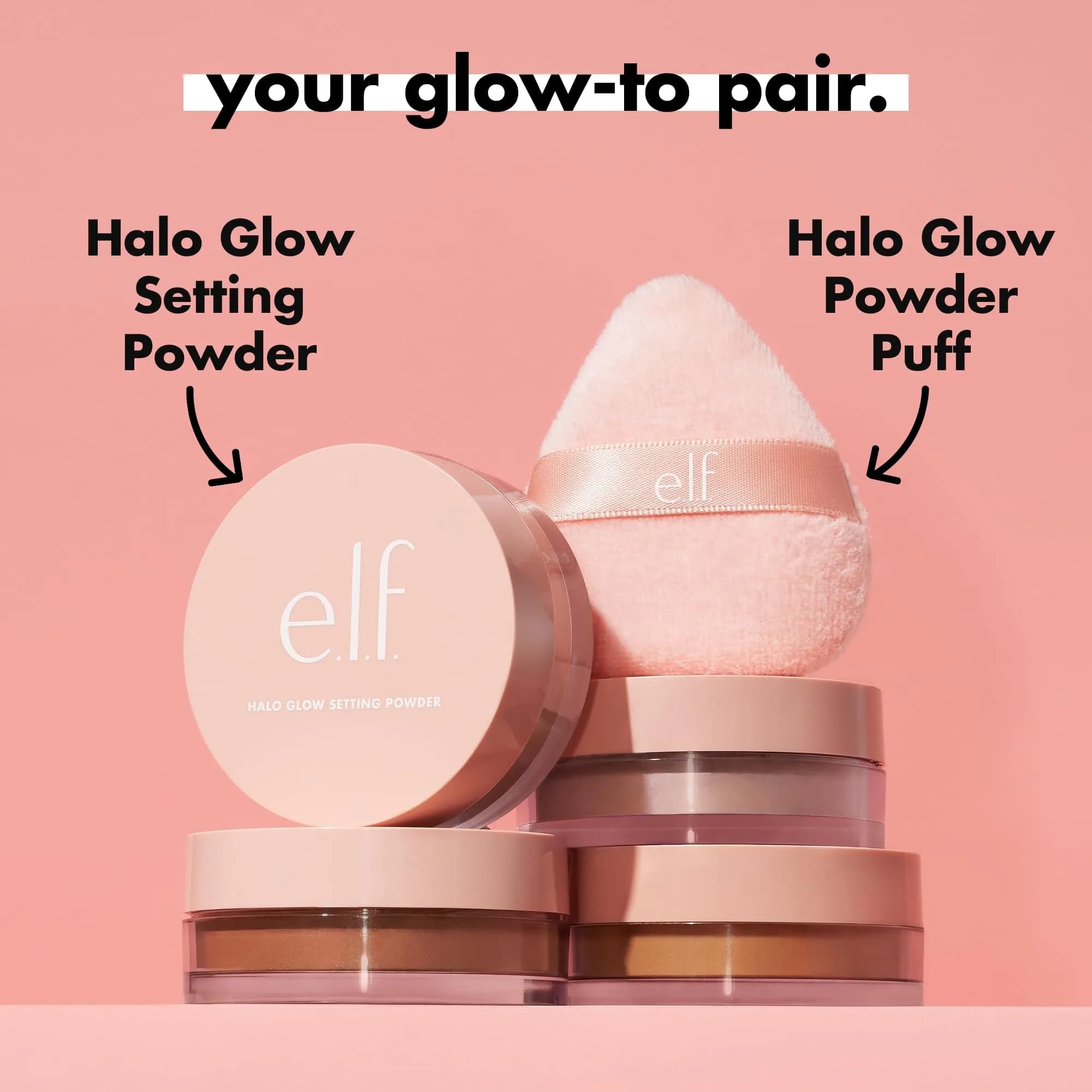 e.l.f. Halo Glow Soft Focus Setting Powder Deep/Rich | Vegan & Cruelty-Free Loose Powder for Soft Glow - view 9