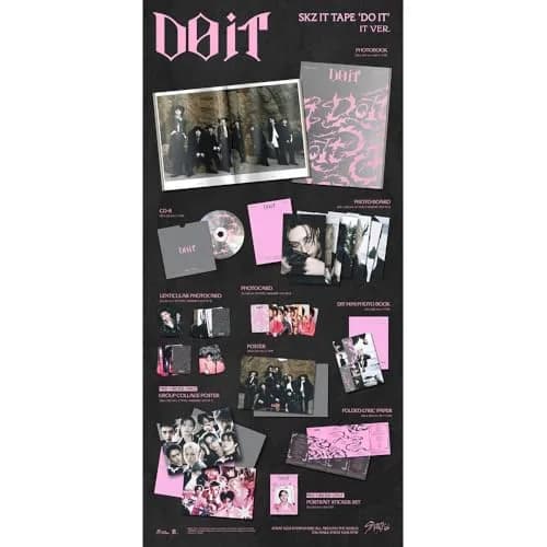 Stray Kids SKZ IT TAPE ‘DO IT’ (IT VER.) Standard Album 29cm (11.41 x 8.66 x 0.19 inches) | K-Pop Album with Pre-Order Gifts thumbnail 2