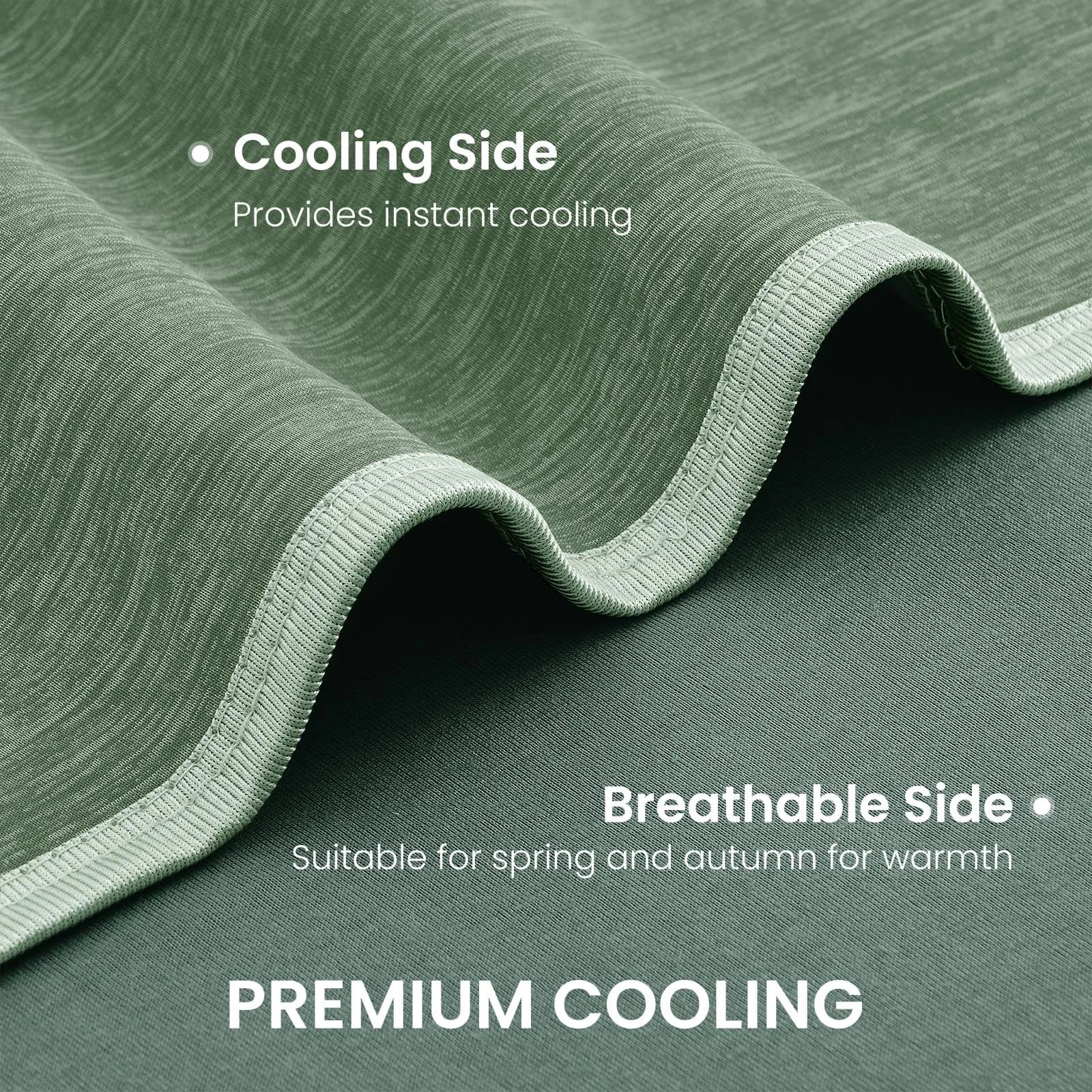 Topcee Cooling Blanket 127cm x 178cm (50"x70") | Breathable Fabric for Hot Sleepers - view 5
