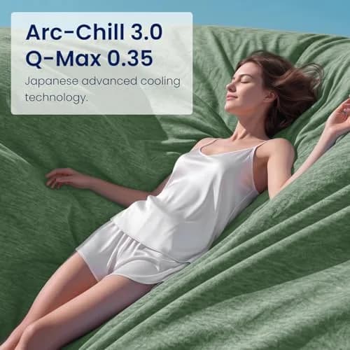 Topcee Cooling Blanket 127cm x 178cm (50"x70") | Breathable Fabric for Hot Sleepers thumbnail 7