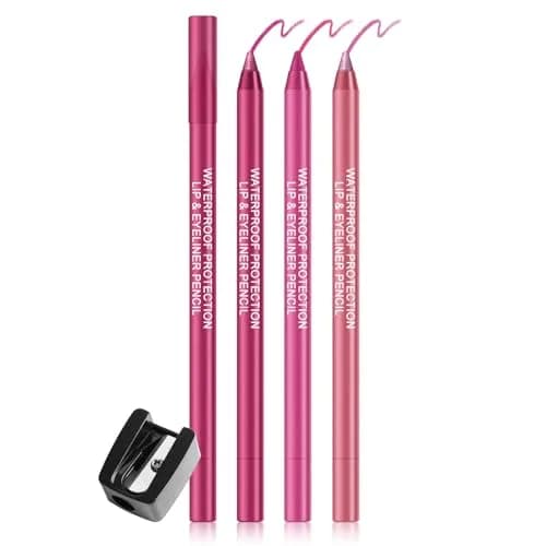 Ownest 3 Colors Gel Eyeliner Pencil Kit | Matte & Shimmer Pink Eyeliner for Women thumbnail 1